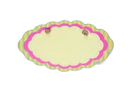 Cloud-shaped scalloped board